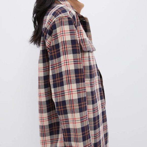 Tuckernuck Cream Plaid Platt Ranch Jacket, Large, NWT - Picture 2 of 14